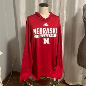 Nebraska Huskers unisex climalite hoodie